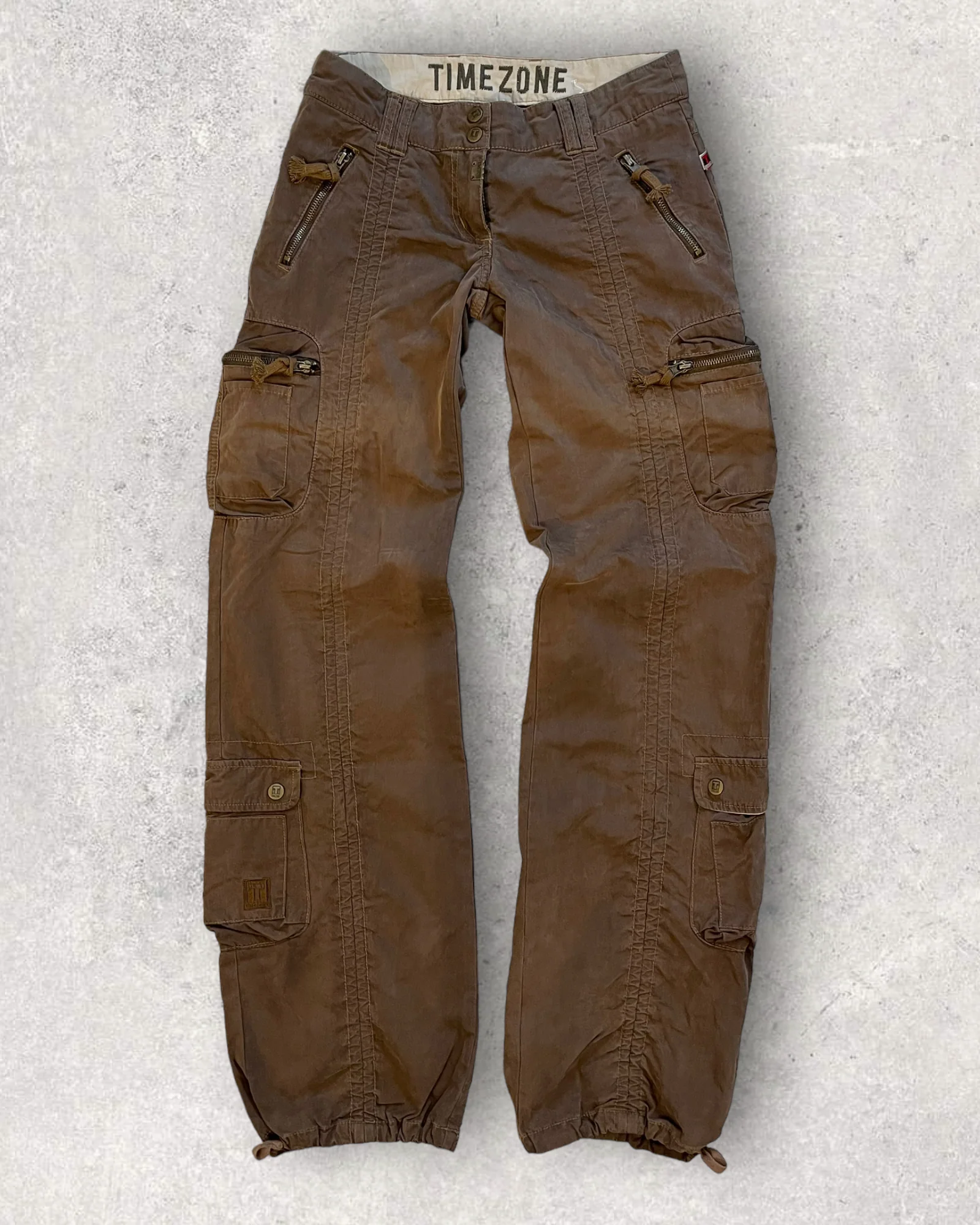 2000s Brown Bomber Parachute Cargos