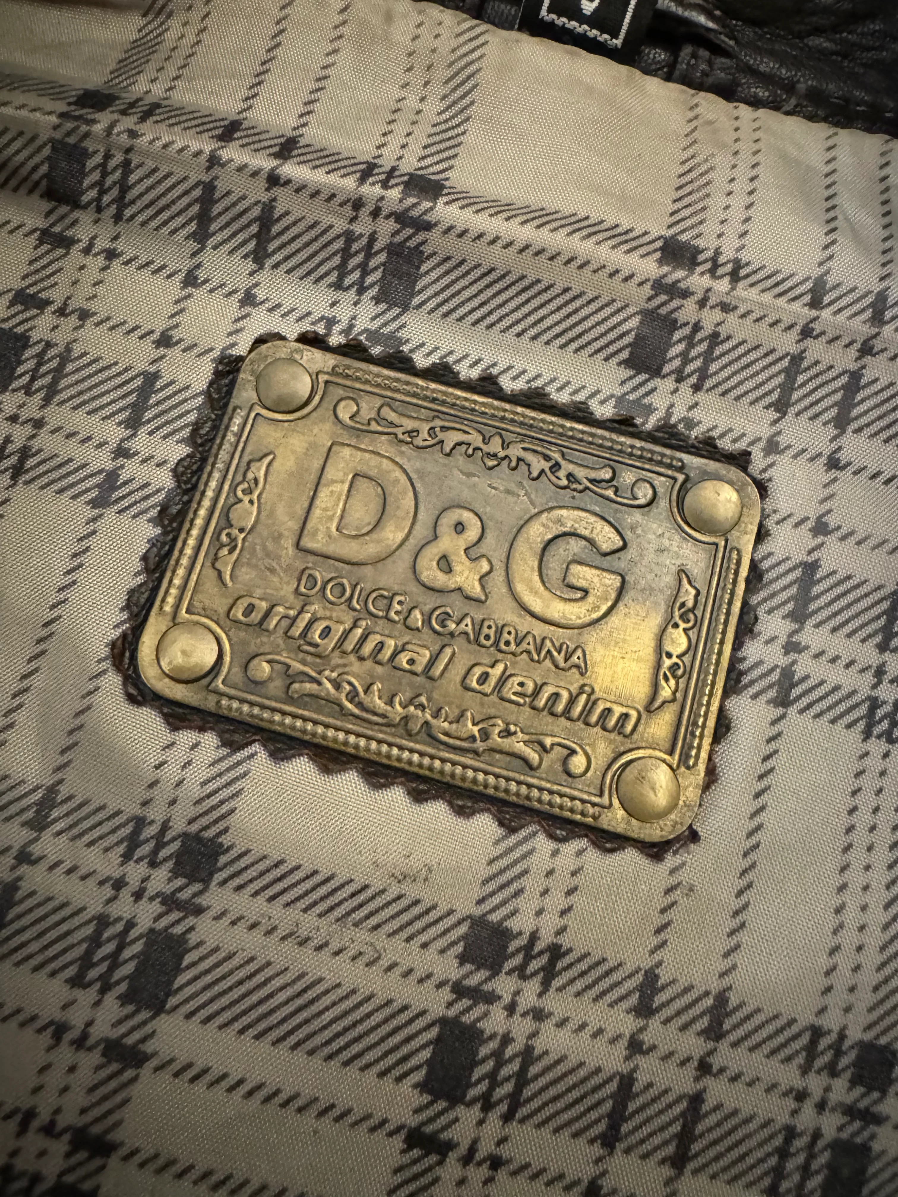 00s Dolce & Gabbana Moto Leather Jacket - Image 4