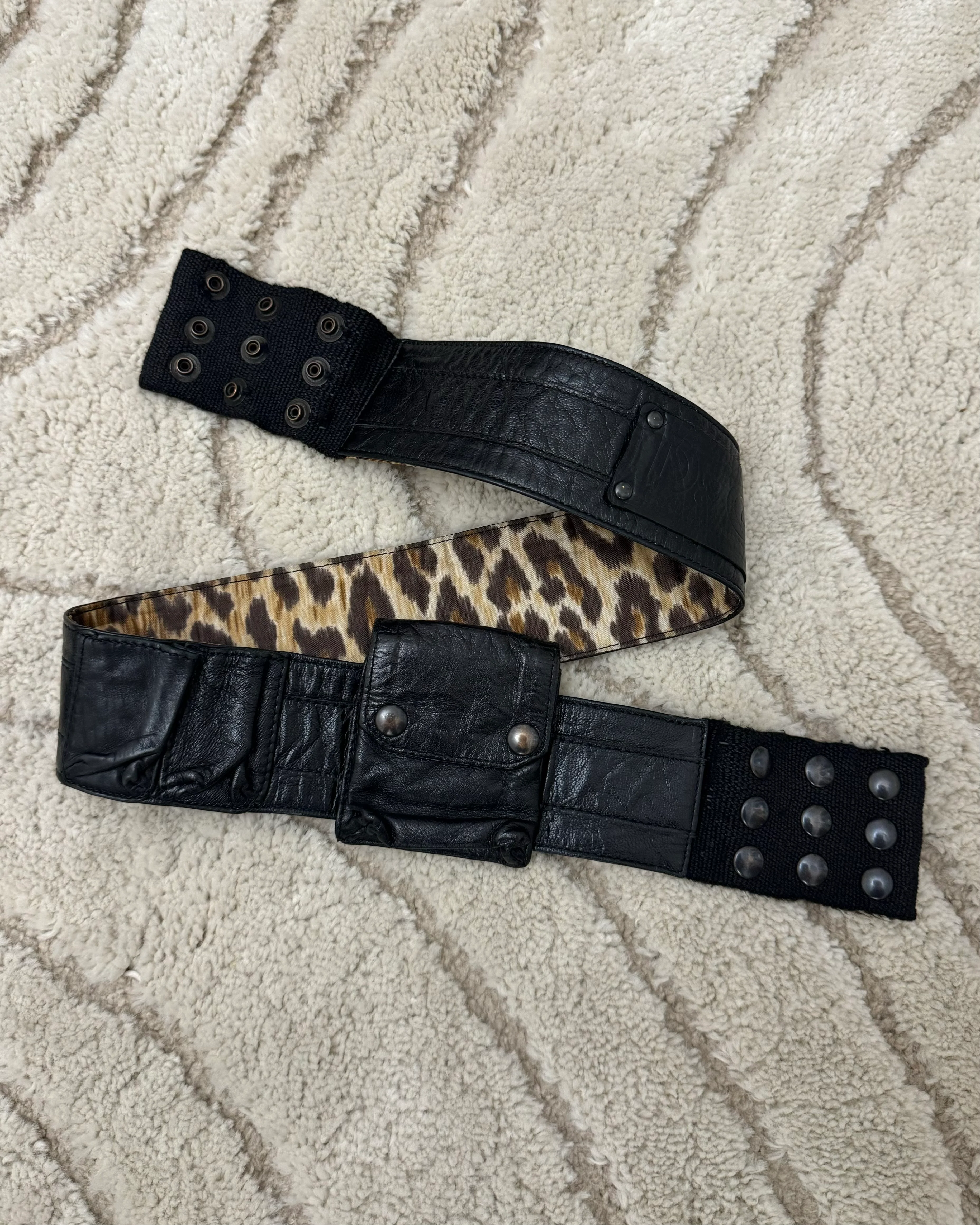 00s Dolce & Gabbana Utility Leather Belt