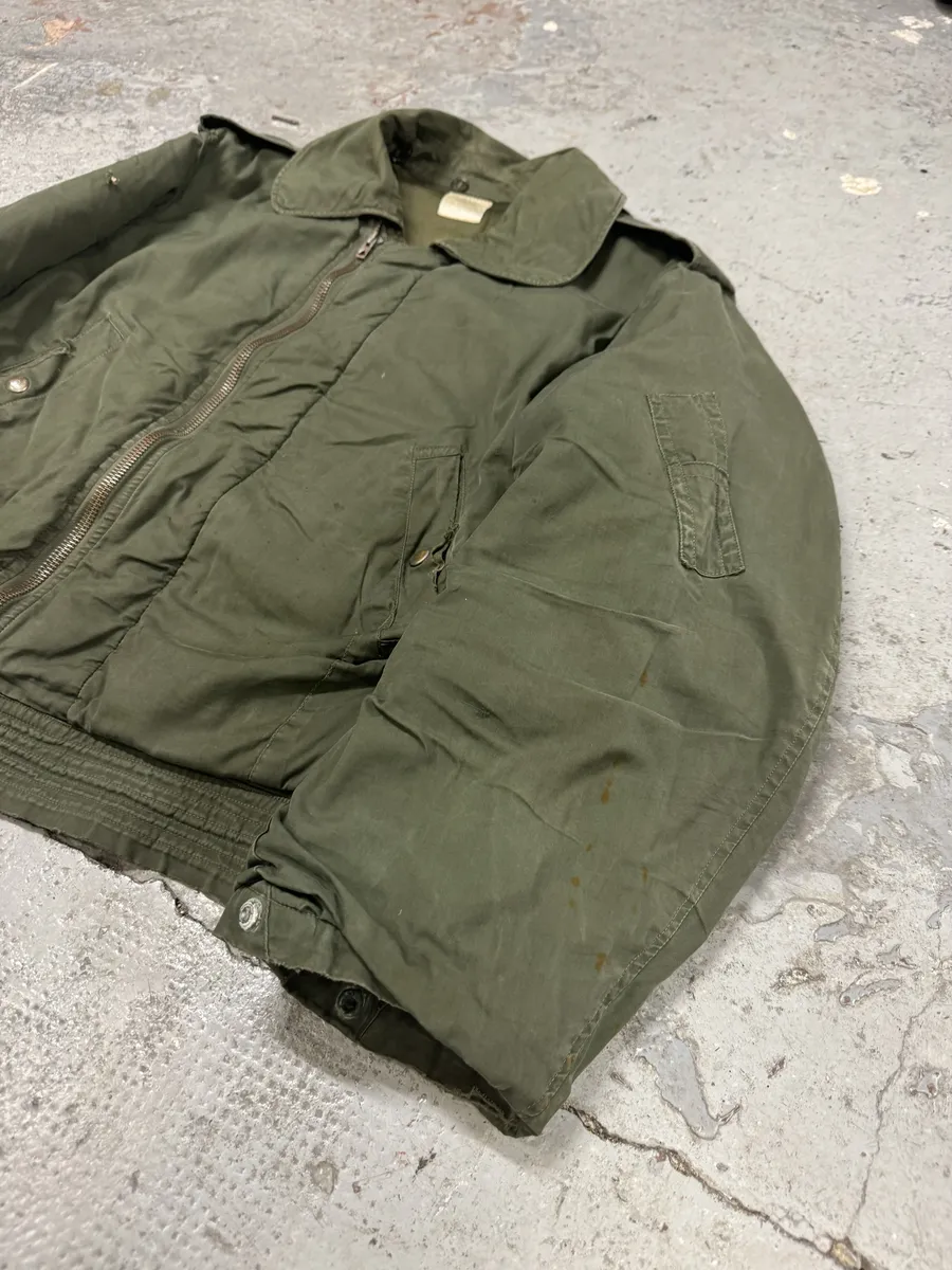 1960s M1943 Field USA Army Olive Green Bomber Jacket - Image 9