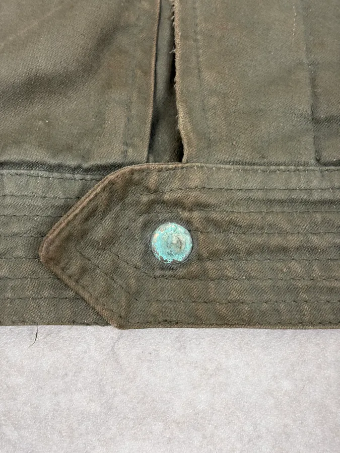 1960s U.S. Army Khaki Military Fur Collar Jacket - Image 12