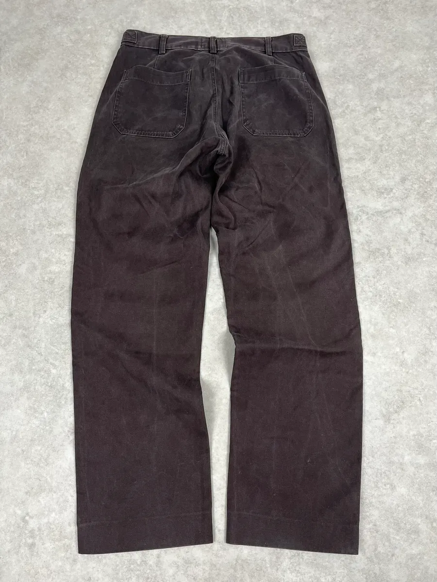 1990s Armani Brown Relaxed Pants - Image 7