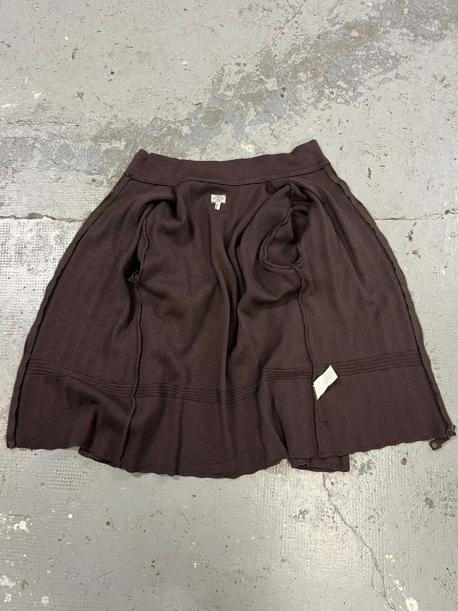 1990s Armani Brown Zip-up Sweater - Image 10