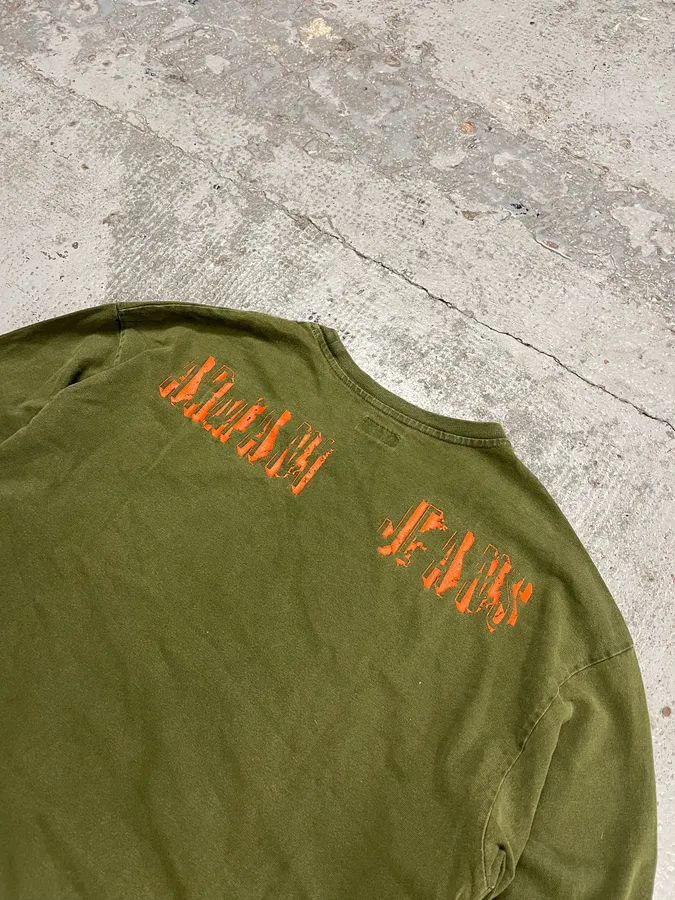 1990s Armani Olive Historical Longsleeves - Image 8