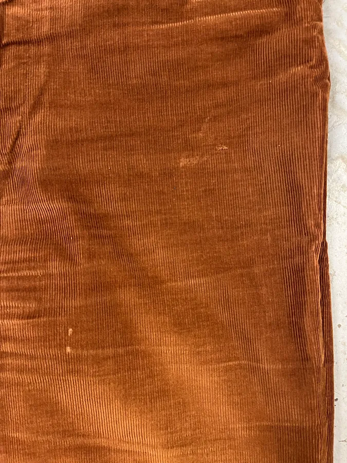 1990s Dolce & Gabbana Camel Velvet Pants - Image 4