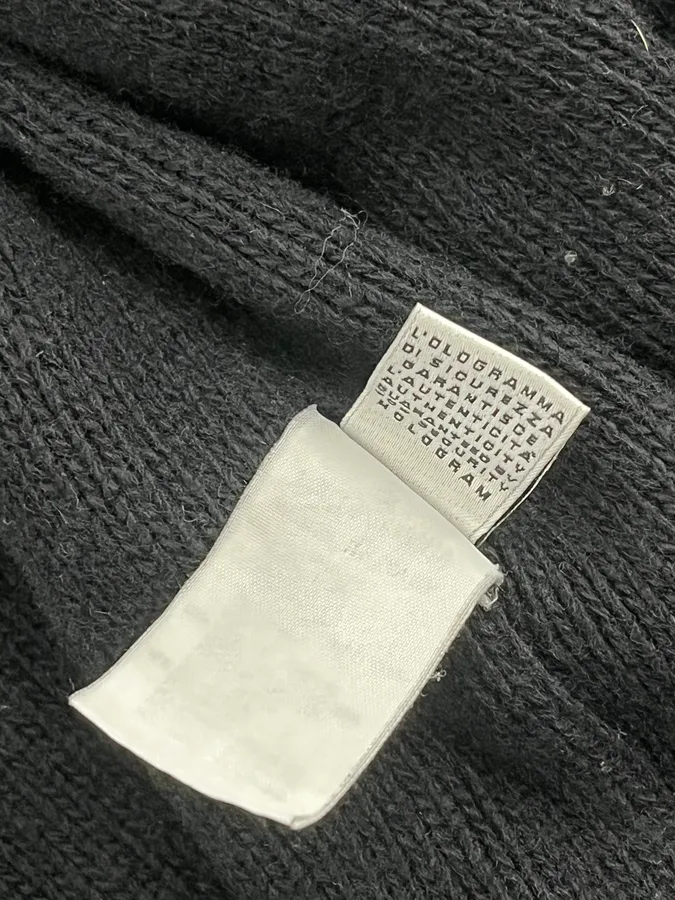 1990s Dolce & Gabbana Grey Wool Hooded Zip-up Sweater - Image 10
