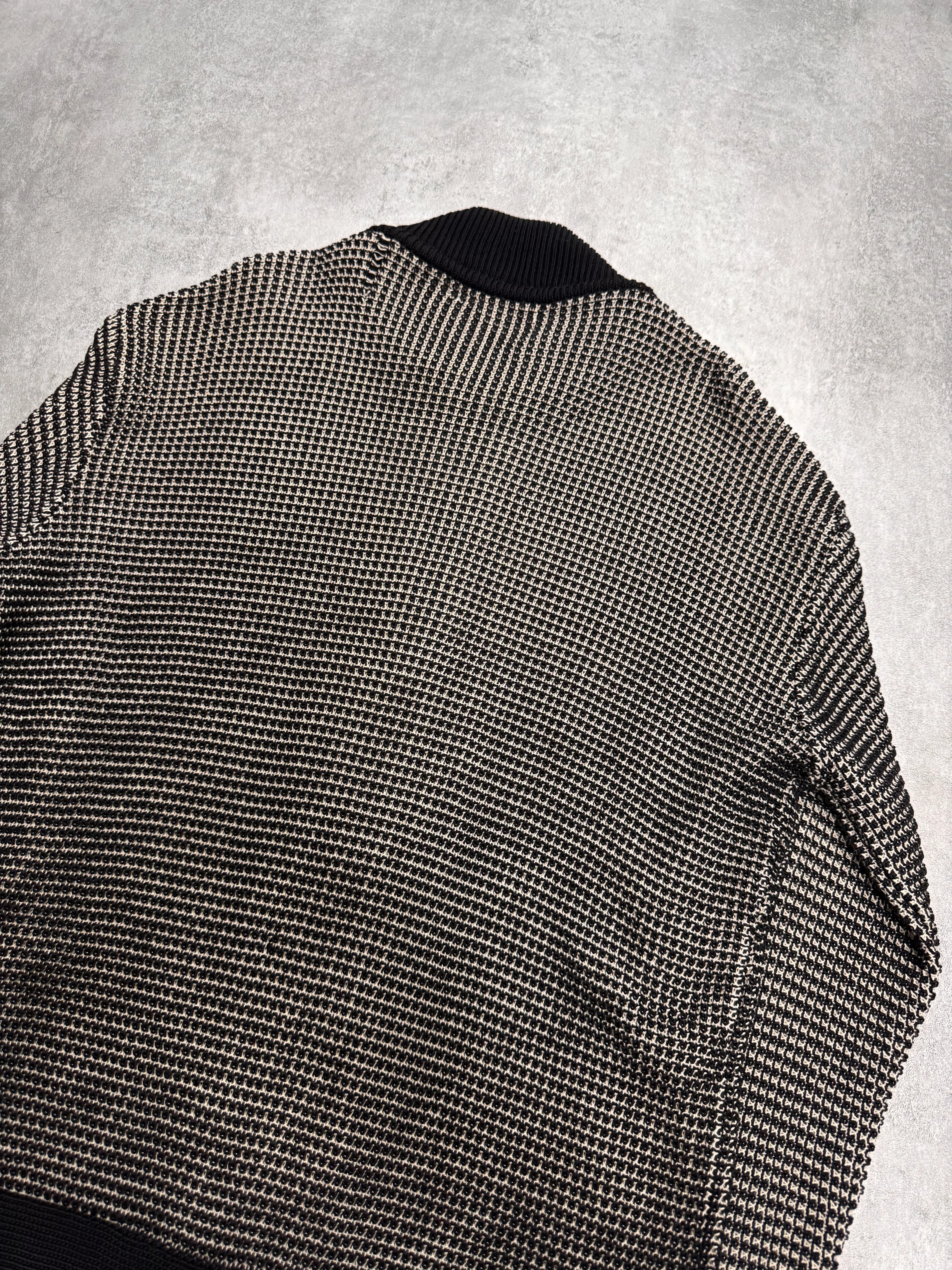 1990s Emporio Armani Bicolor Zip-Up - Image 3