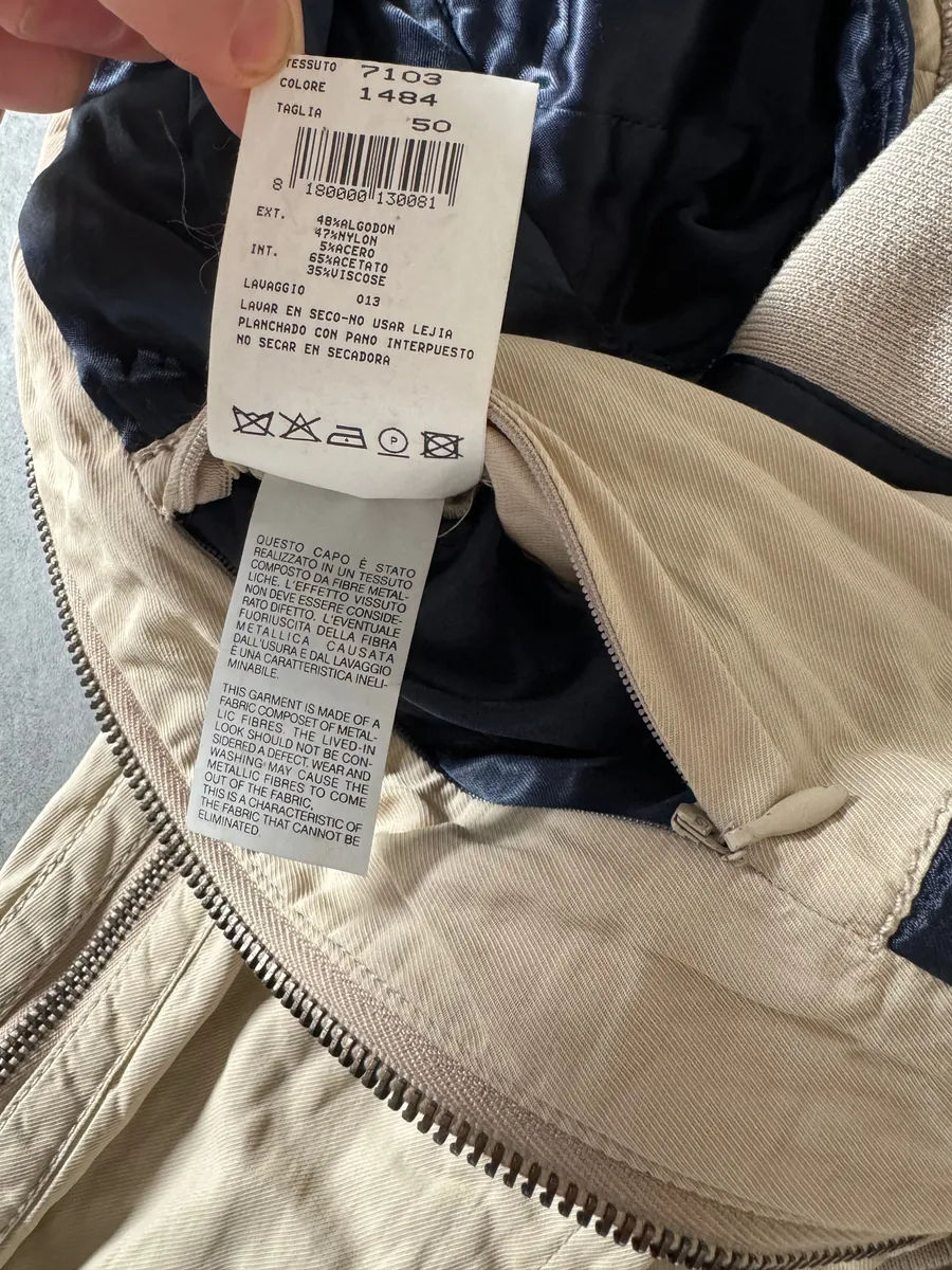 1990s Emporio Armani Detachable Arm Zips Archive Bomber Jacket - Image 8