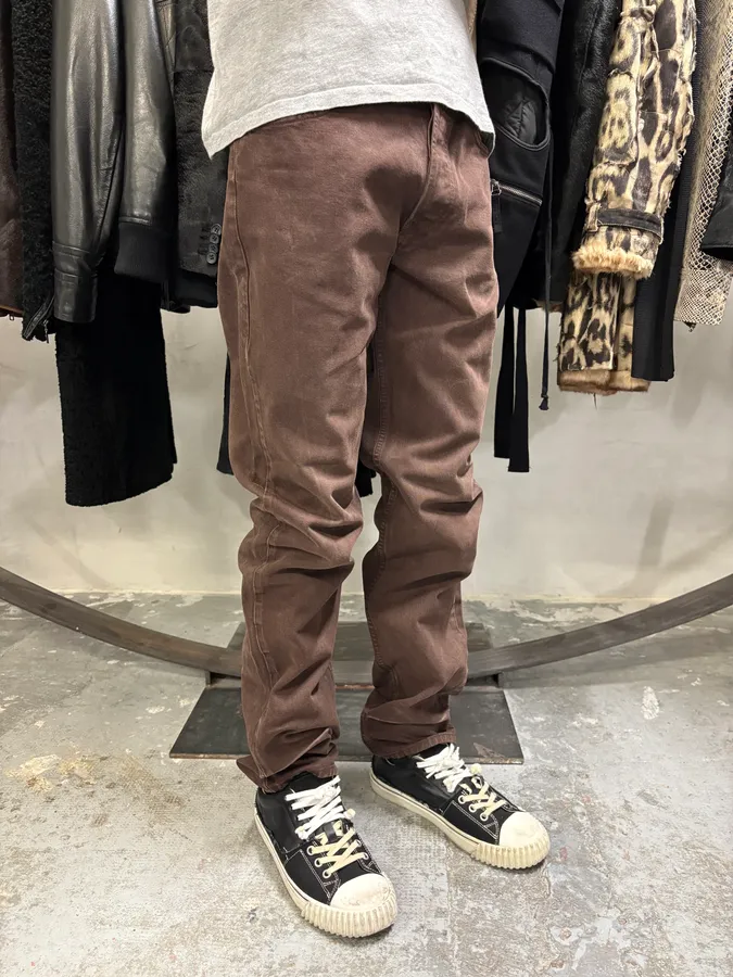 1990s Giorgio Armani Brown Archive Pants