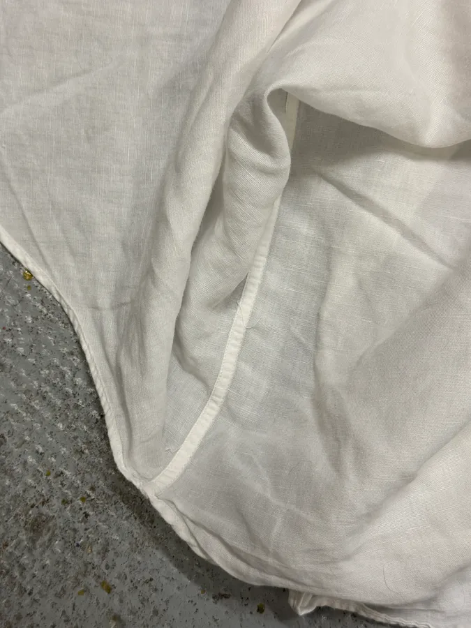 1990s Giorgio Armani White Minimalist Shirt - Image 6