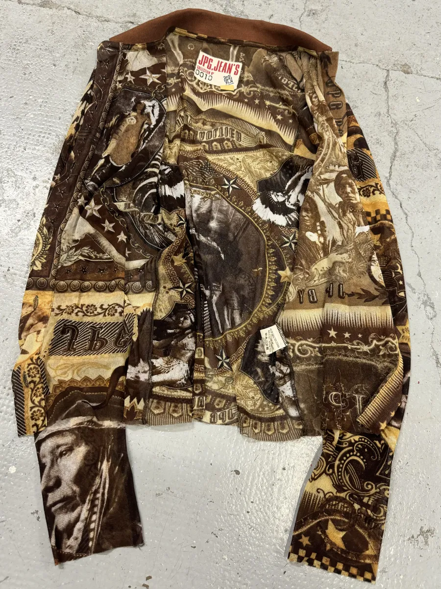 1990s Jean Paul Gaultier Native American Indian Shirt - Image 3