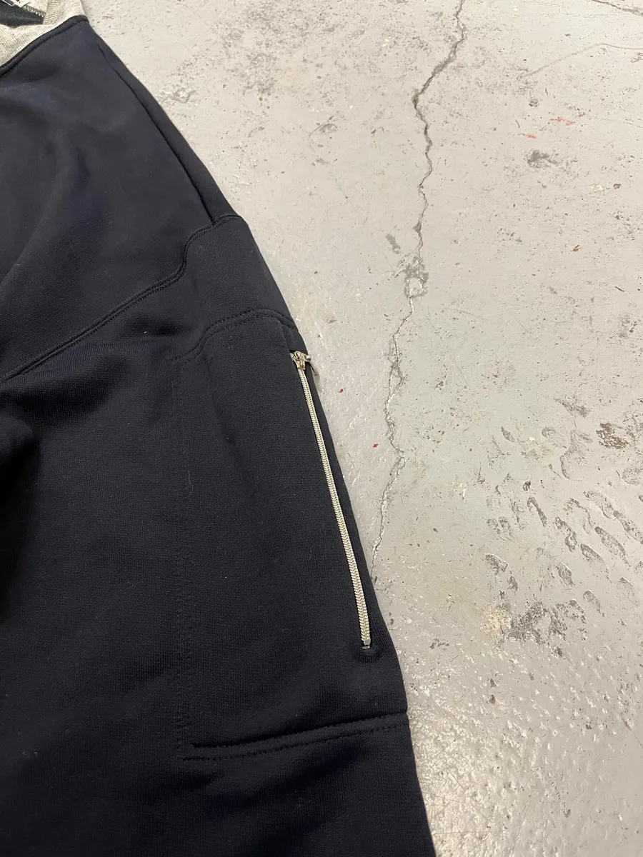 1990s Marithé et François Girbaud Navy & Grey Track Jacket - Image 10