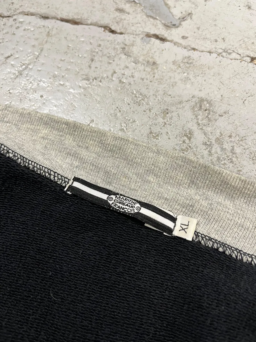 1990s Marithé et François Girbaud Navy & Grey Track Jacket - Image 9