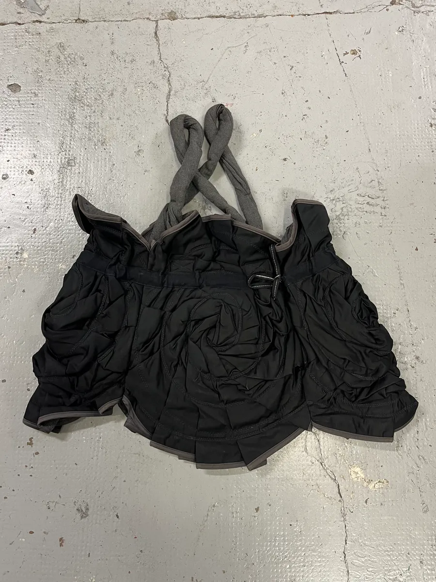 1990s Marithé + François Girbaud Abstract Flower Bag - Image 6