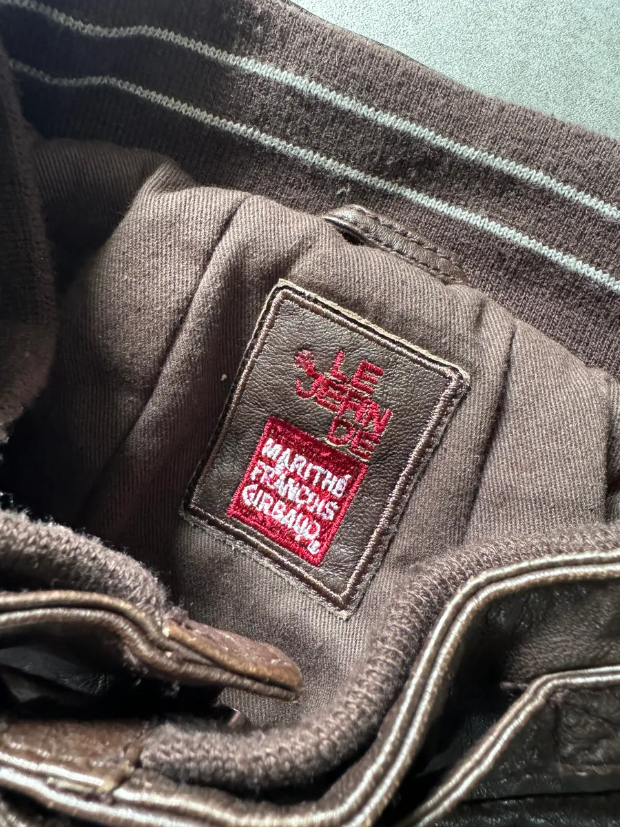 1990s Marithé + François Girbaud Brown Excellence Biker Jacket - Image 8
