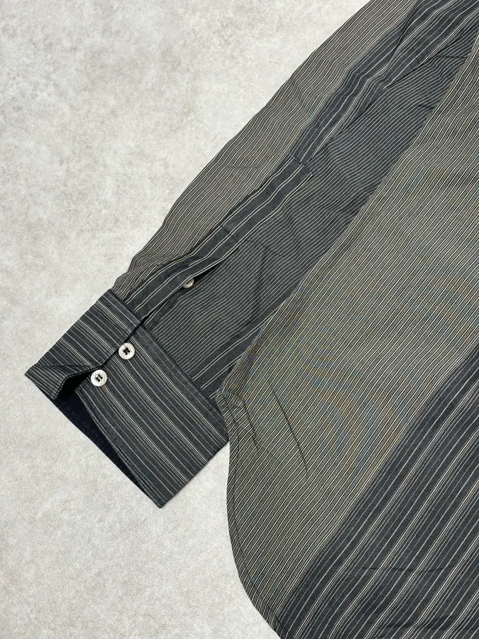 1990s Marithé + François Girbaud Brown Wings Distressed Shirt - Image 10