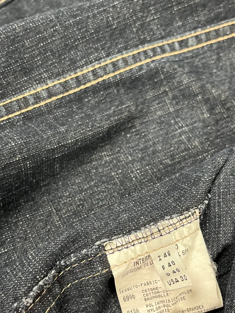 1990s Marithé + François Girbaud Khaki Cropped Cargo Denim Jacket - Image 10