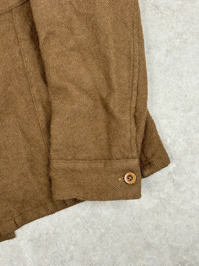 1990s Miu Miu Wool Brown Long Classy Coat - Image 9