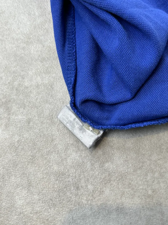1990s Moncler Classic Blue Polo Shirt - Image 10