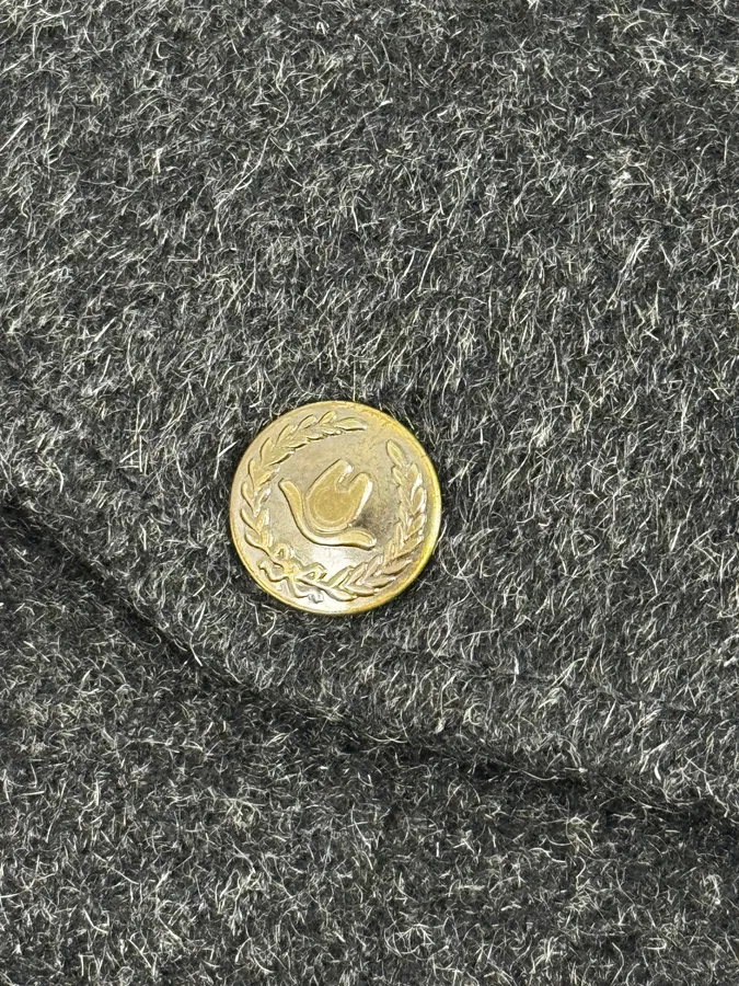 1990s Moschino Grey Wool Bomber Jacket - Image 10