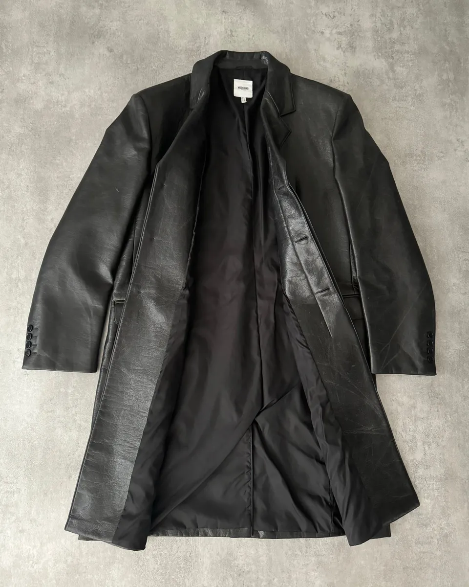 1990s Moschino Imperialist Black Matrix Premium Jacket - Image 3