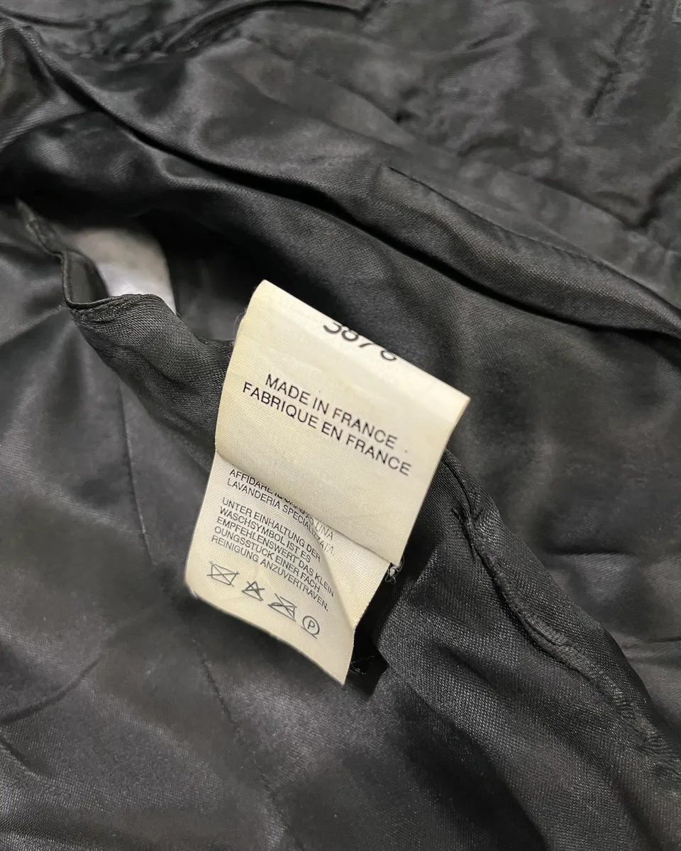 1990s Plein Sud Black Leather Button-Front Vest - Image 11