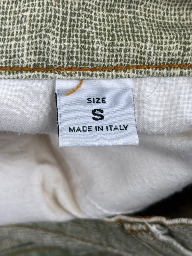 1990s Roberto Cavalli Green Distressed Net Trompe L’Oeil Pants - Image 12