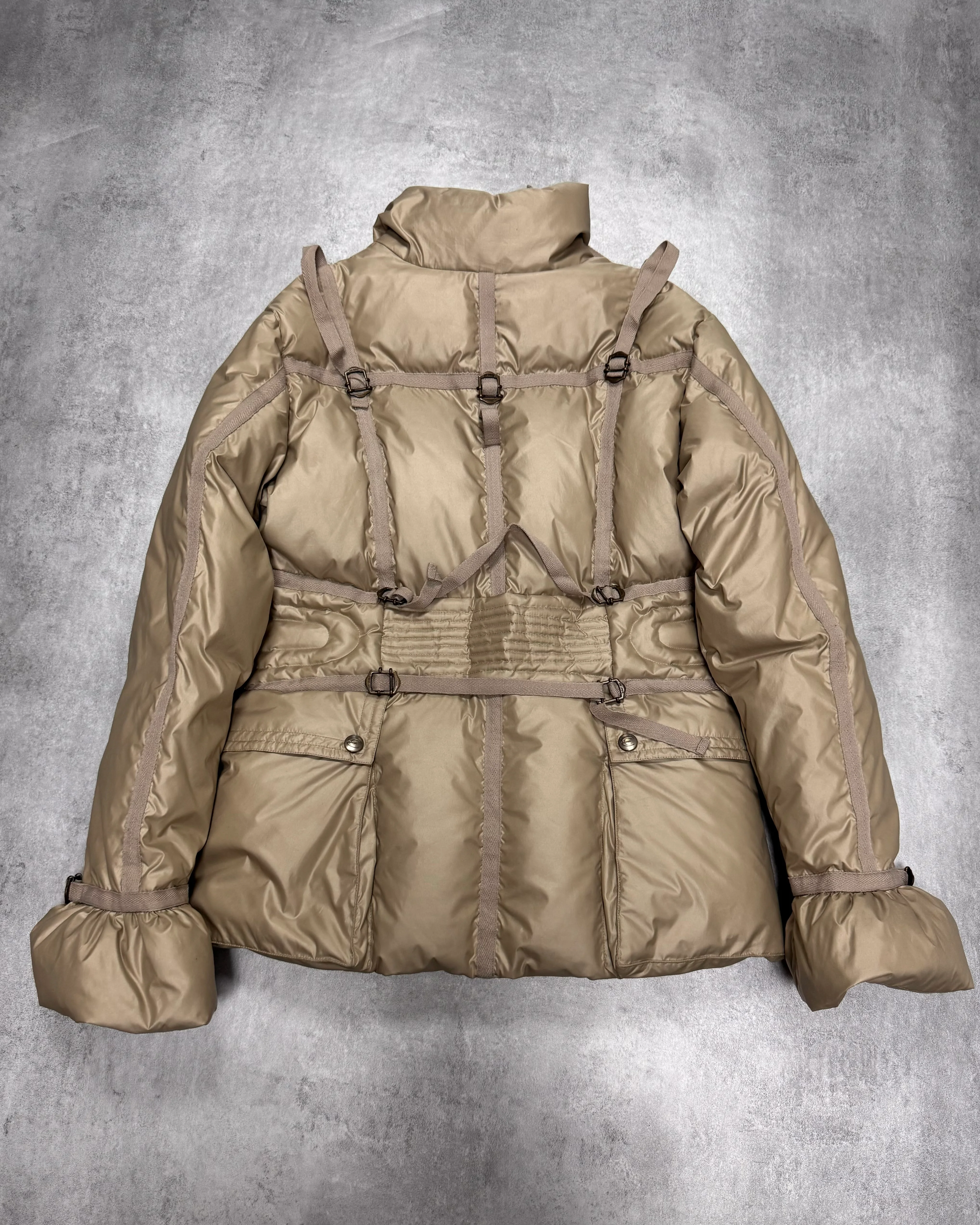 1990s Roberto Cavalli Parachute Bondage Puffer Jacket - Image 3