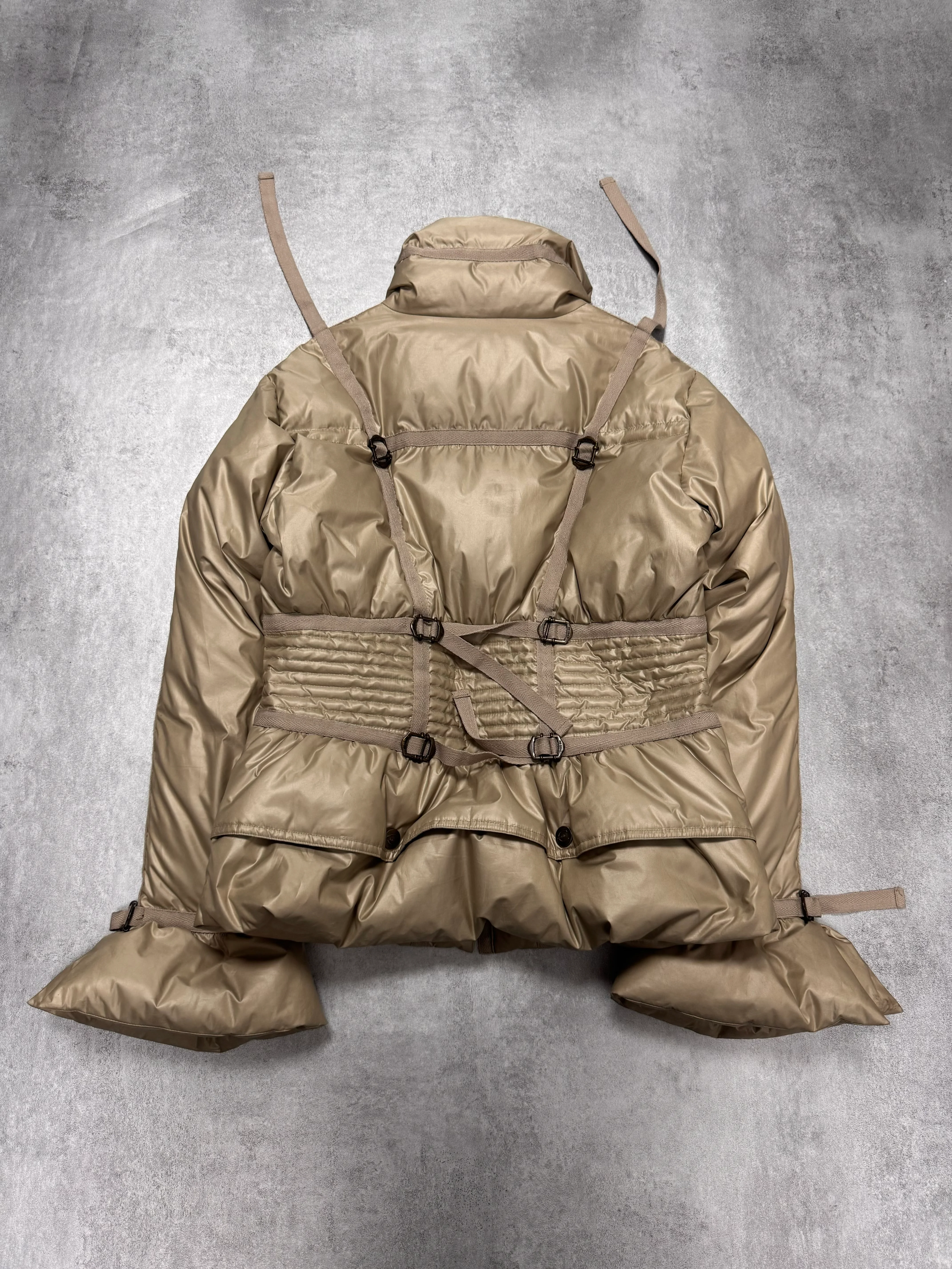 1990s Roberto Cavalli Parachute Bondage Puffer Jacket - Image 3