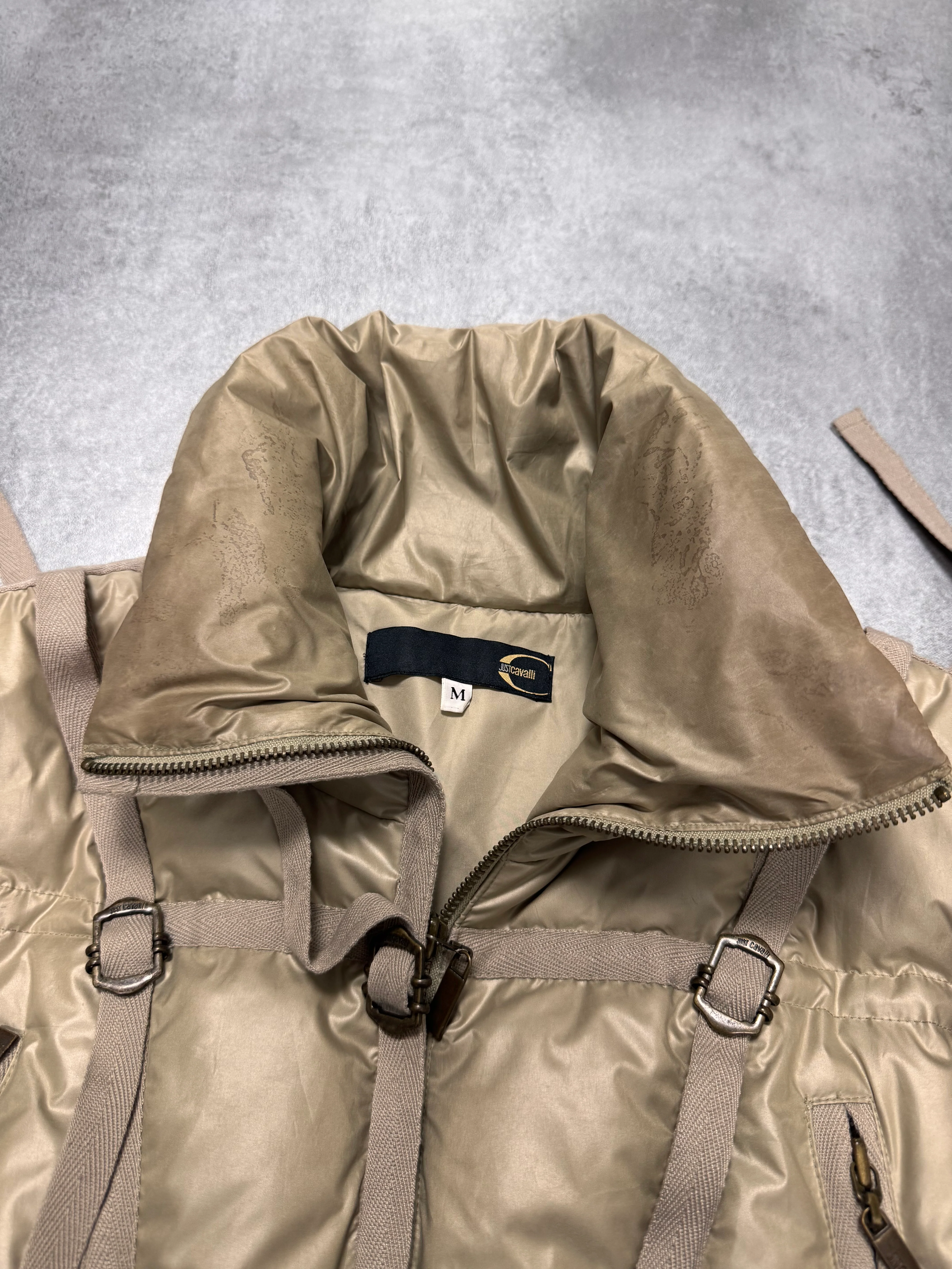 1990s Roberto Cavalli Parachute Bondage Puffer Jacket - Image 5