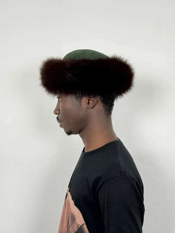1990s Yves Saint Laurent Fur Chapka Hat - Image 2
