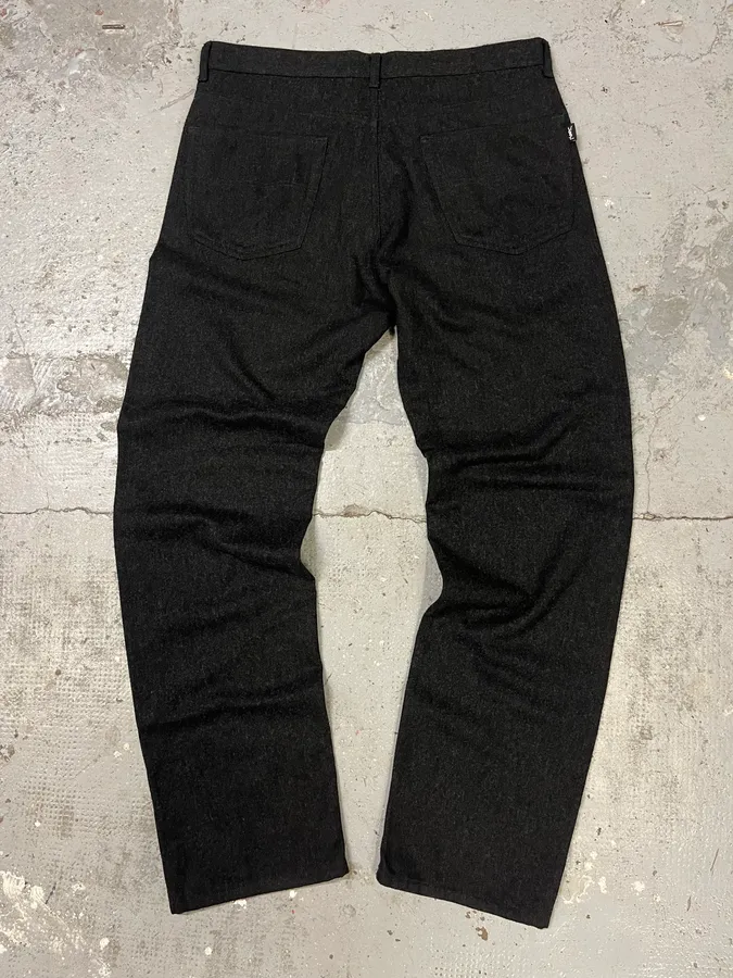 1990s Yves Saint Laurent Grey Wool Pants - Image 6