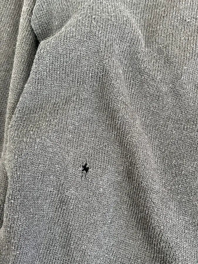 1990s Yves Saint Laurent Tern V Neck Distressed Sweater - Image 10