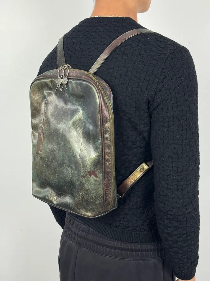 1995 Jean Paul Gaultier Earth Evolution Handle Backpack - Image 4