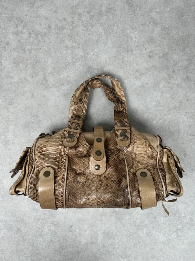 2000 Chloé Silverado Beige Bag