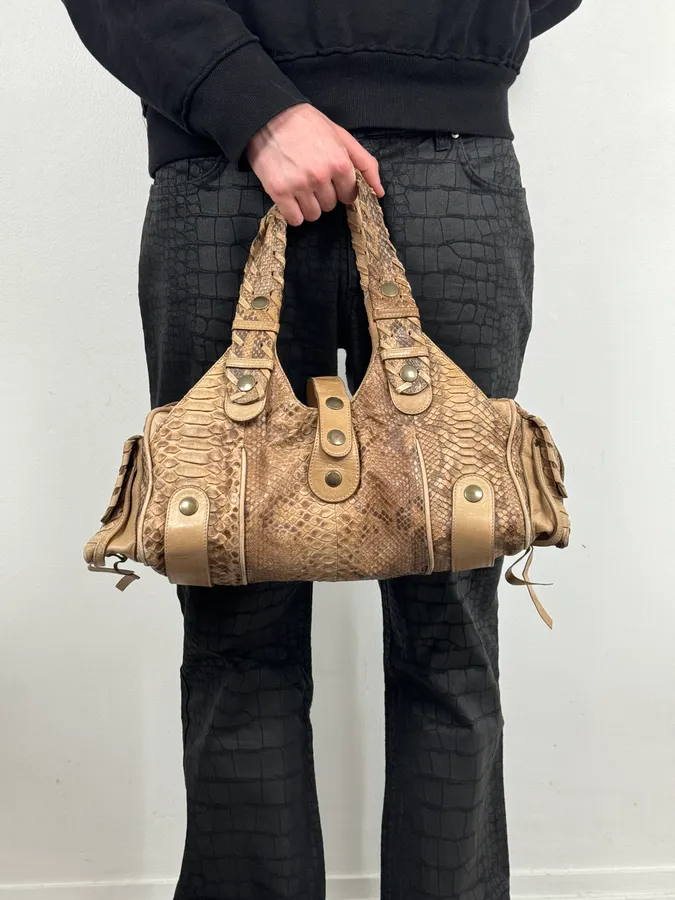 2000 Chloé Silverado Beige Bag - Image 2