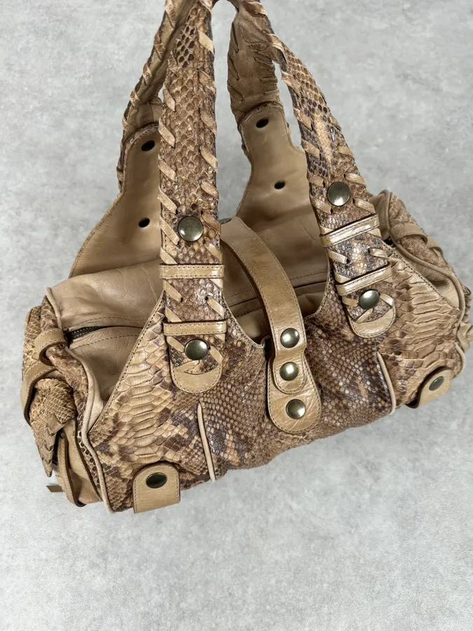 2000 Chloé Silverado Beige Bag - Image 5