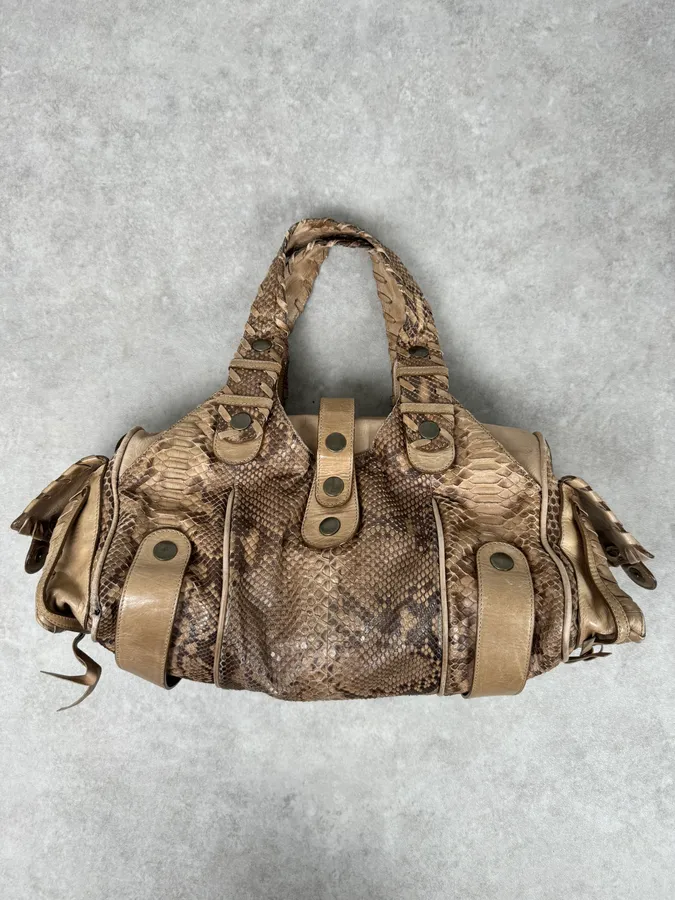 2000 Chloé Silverado Beige Bag - Image 8