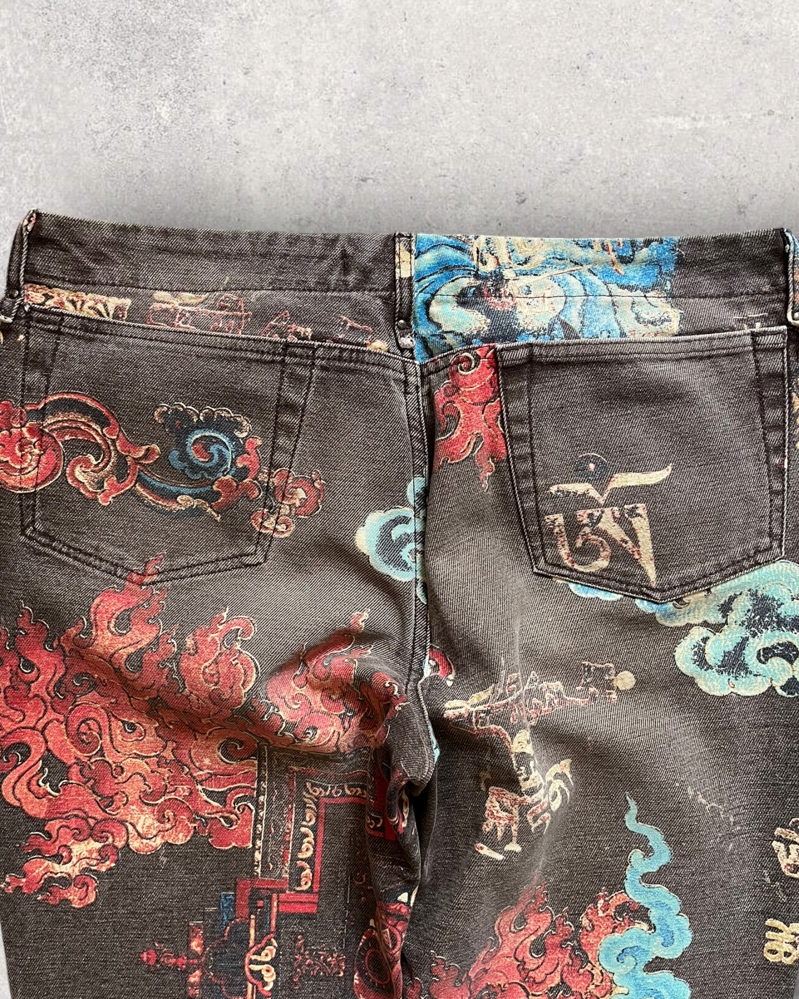 2000 Just Cavalli Japanese Fantasy World Pants (L) - Image 4