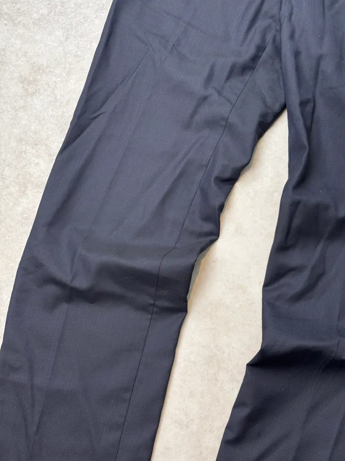 2000 Prada Navy Minimalist Pants - Image 10