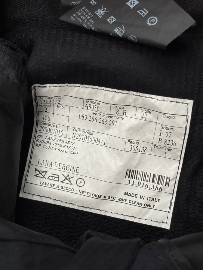 2000 Prada Navy Minimalist Pants - Image 12