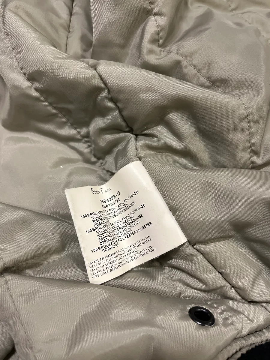 2000 s Armani Black Utility Faded Bomber Jacket - Image 12