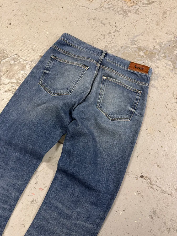 2000s Acne Studios Vintage Blue Denim Jeans - Image 6