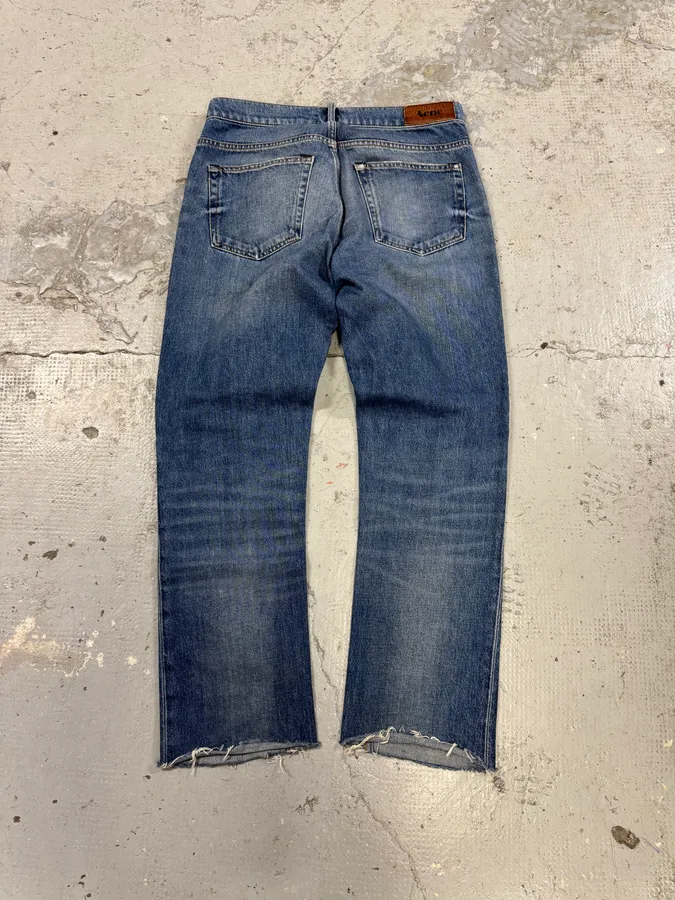 2000s Acne Studios Vintage Blue Denim Jeans - Image 7