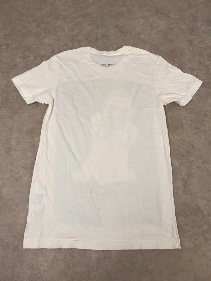 2000s Armani Madness Lady White T-Shirt - Image 6
