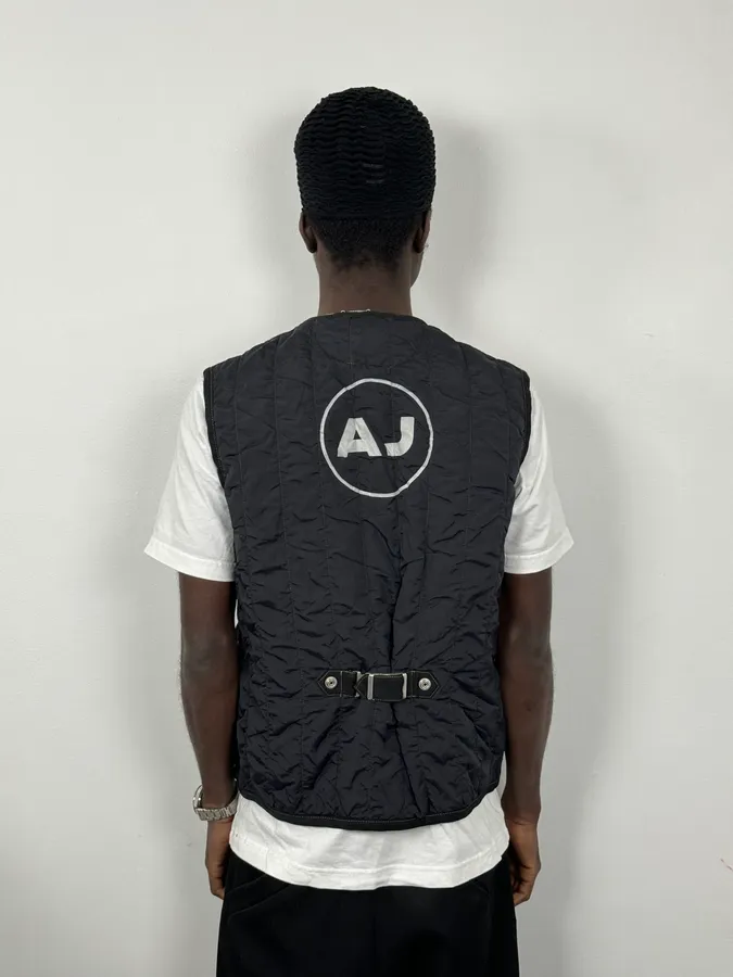 2000s Armani Navy AJ Tactical Vest - Image 3