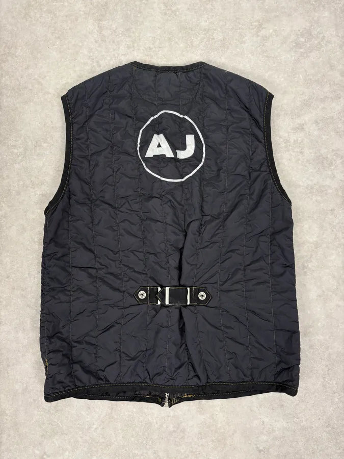 2000s Armani Navy AJ Tactical Vest - Image 6