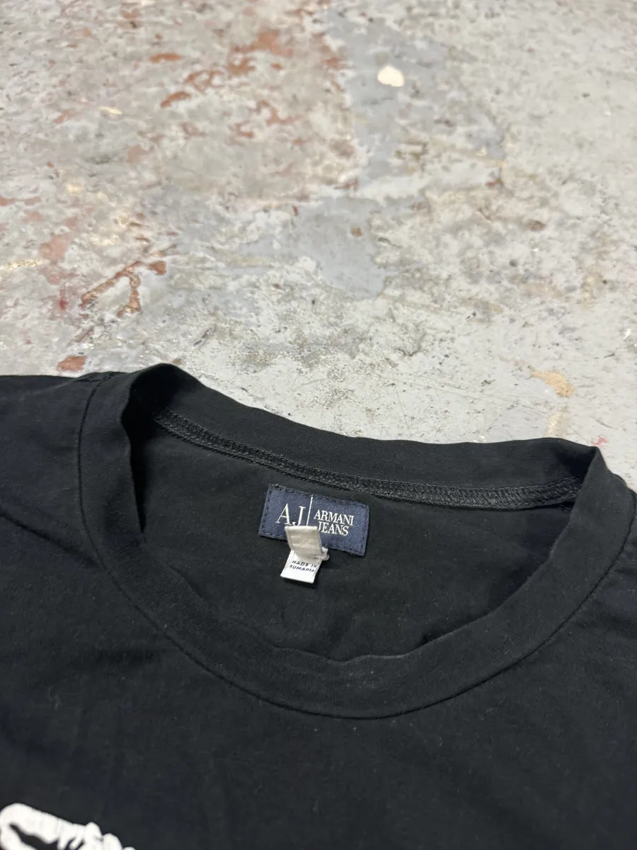 2000s Armani Sexy Dragon Raider Black Longsleeves - Image 7