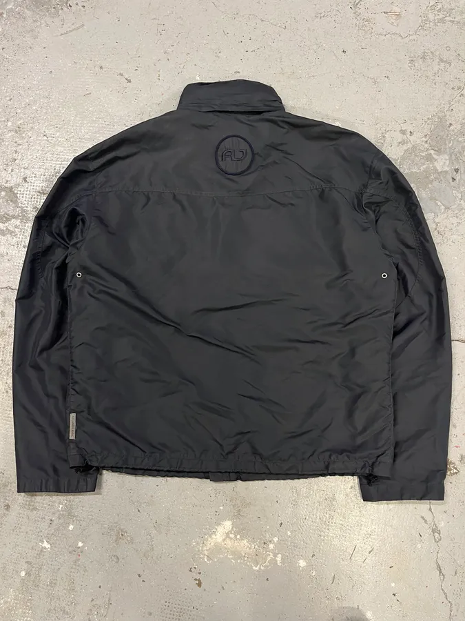 2000s Armani Utility Navy Nylon Jacket - Image 7