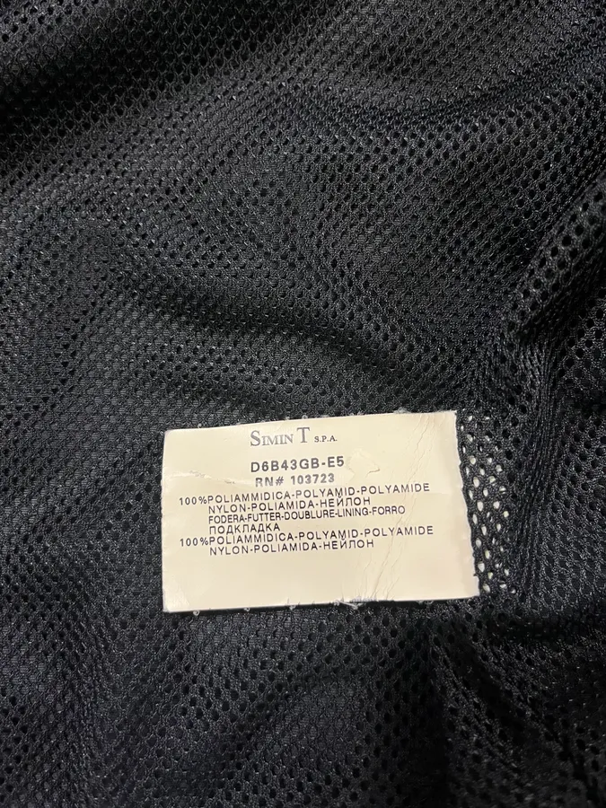 2000s Armani Utility Navy Nylon Jacket - Image 9